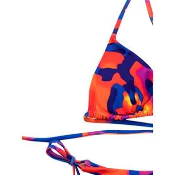 SOLY HUX Women's Floral Print Bikini Set - Perfect for Summer