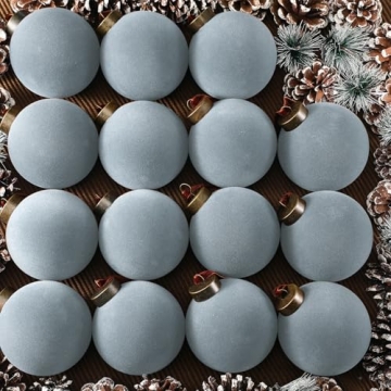 Liliful 15 Pcs Velvet Christmas Balls for Holiday Decor