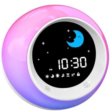 I·CODE Time to Wake Alarm Clock for Kids - A Sleep Trainer That Transforms Bedtime