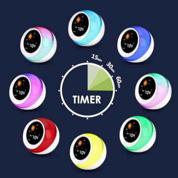 I·CODE Kids Sleep Training Alarm Clock with Night Light