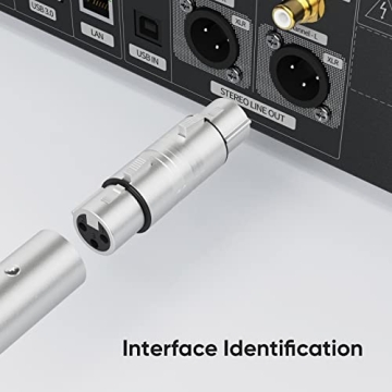 CableCreation XLR Male to Male & Female to Female Adapters
