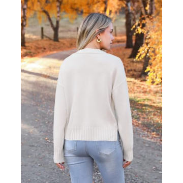 Zeagoo Cropped Cardigan Stylish Women's Fall Sweater