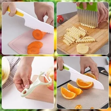 Leking 8 Pcs Kids Kitchen Knife Set - Safe and Engaging Tools