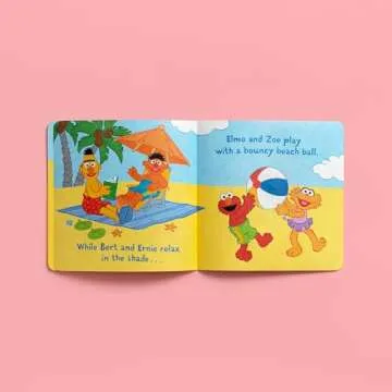 Indestructibles: Sesame Street: Beach Day: Chew Proof · Rip Proof · Nontoxic · 100% Washable (Book for Babies, Newborn Books, Safe to Chew)