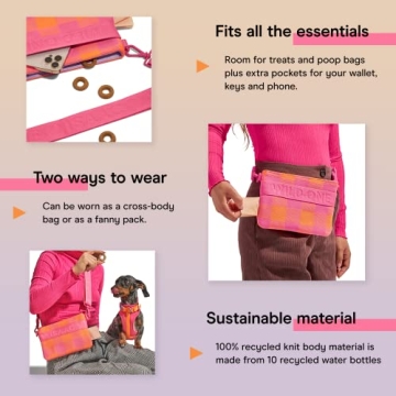 Wild One Limited Edition Pink Treat Pouch for Dog Training