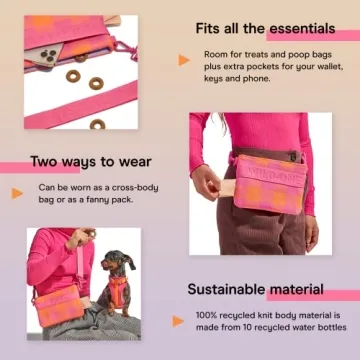 Wild One Limited Edition Pink Treat Pouch for Dog Training