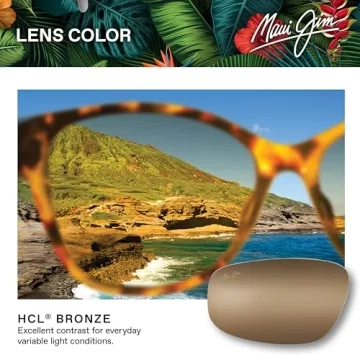 Maui Jim Sandy Beach Polarized Sunglasses Tortoise HCL Bronze