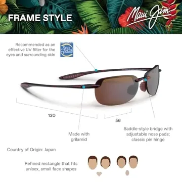 Maui Jim Sandy Beach Polarized Sunglasses Tortoise HCL Bronze