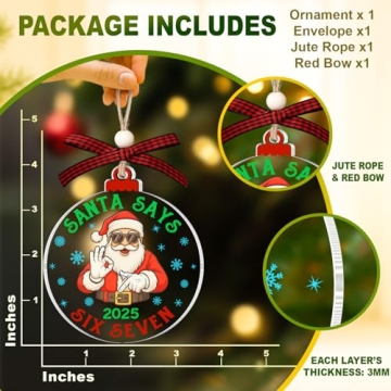 Hilarious 67 Christmas Ornament - Meme Gift & Decor