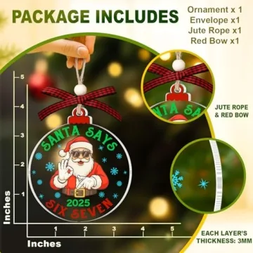 Hilarious 67 Christmas Ornament - Meme Gift & Decor