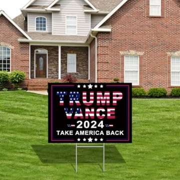 Trump Vance 2024 Outdoor Yard Sign - Take America Back