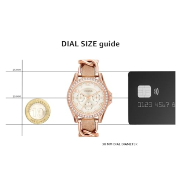 Fossil Women's Riley Quartz Watch - Rose Gold/Sand