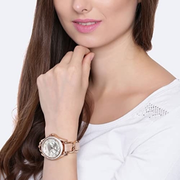 Fossil Women's Riley Quartz Watch - Rose Gold/Sand