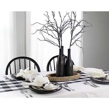 Cornucopia Brands Black Wine Bottles w/Corks (Set of 3); Black Matte Coated Glass Wine Bottles Various Sizes for Decor and Homemade Wine