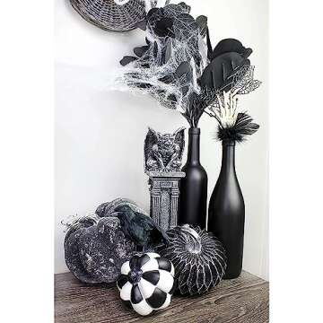 Cornucopia Brands Black Wine Bottles w/Corks (Set of 3); Black Matte Coated Glass Wine Bottles Various Sizes for Decor and Homemade Wine