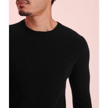 NAADAM Black Cashmere Crewneck Sweater XS