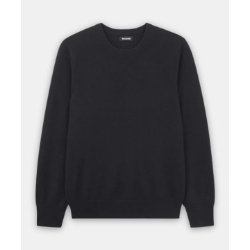 NAADAM Black Cashmere Crewneck Sweater XS
