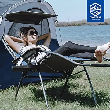 Coastrail Zero Gravity Chair with Sun Shade & Tray