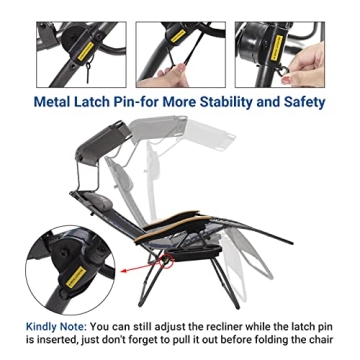 Coastrail Zero Gravity Chair with Sun Shade & Tray