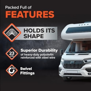 Camco RhinoFLEX 10' RV Sewer Hose Extension for Easy Use