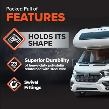 Camco RhinoFLEX 10' RV Sewer Hose Extension for Easy Use