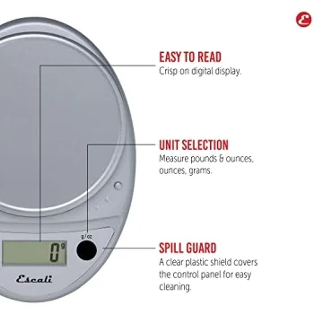 Escali Primo Digital Kitchen Scale for Accurate Weighing