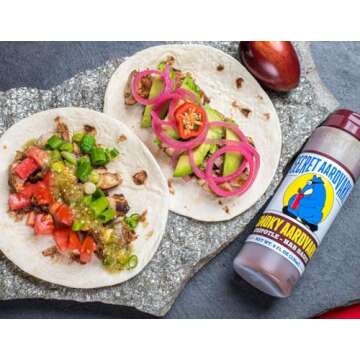 Secret Aardvark Smoky Chipotle Hot Sauce - Chipotle Peppers & Roasted Habaneros, Mild Hot Sauce, Non-GMO, Low Sugar, Low Carb, Hot Sauce & Marinade - 8 fl oz 2 Pack
