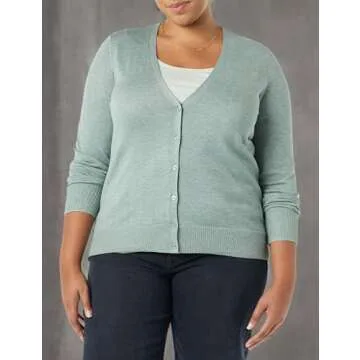 Lightweight V-Neck Cardigan Sweater for Everyday Elegance