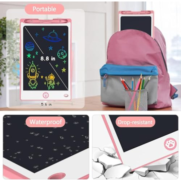 Hockvill LCD Kids Doodle Board Portable Art for Kids