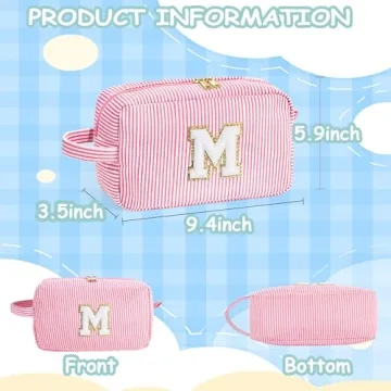 YOOLIFE Travel Cosmetic Bag - Personalized Makeup Pouch