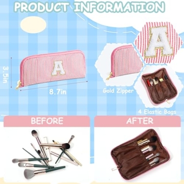 YOOLIFE Travel Cosmetic Bag - Personalized Makeup Pouch