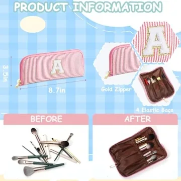 YOOLIFE Travel Cosmetic Bag - Personalized Makeup Pouch