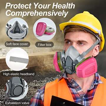 High-Performance Reusable Respirator Mask for Work