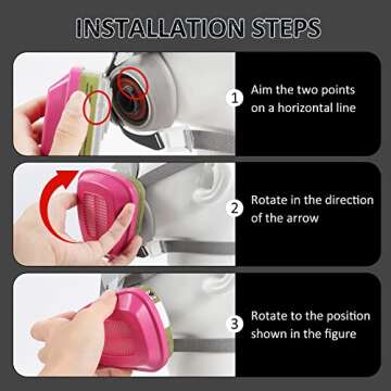 High-Performance Reusable Respirator Mask for Work