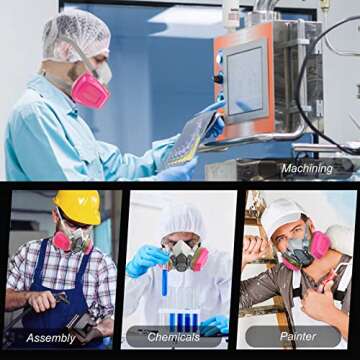 High-Performance Reusable Respirator Mask for Work