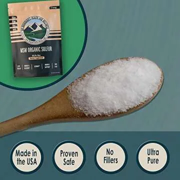 No Boundaries Health and Wellness MSM Organic Sulfur Powder and Capsule Kit - Premium Sulfur Supplements for Optimal Health and Wellness.