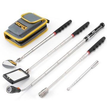 Telescoping Magnetic Pickup Tool Set with Flashlight