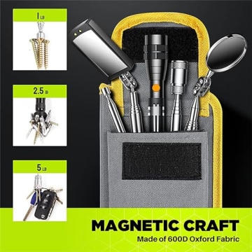 Telescoping Magnetic Pickup Tool Set with Flashlight