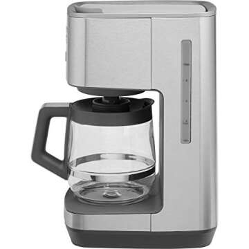GE Stainless Steel Drip Coffee Maker | Programmable & Stylish