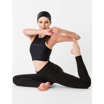 EUICAE Hair Wrap Headband, 6 Pack Non-slip Stretchable Washable Makeup Headband for Face Wash Facial Treatment Sport Fits All, White (Black)