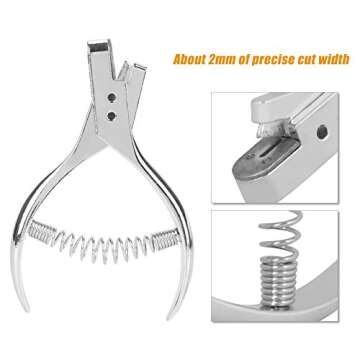 Stainless Steel Pattern Notcher Pliers for Precision Sewing Tool