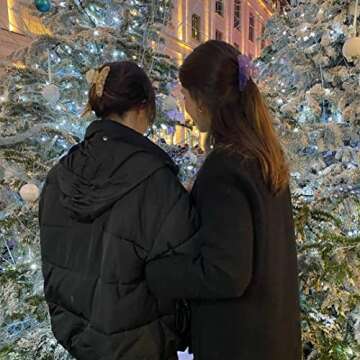 4Pcs Large Acrylic Hair Claw Clips - Strong Hold Thick Hair Banana Barrettes for Women Girls (Hair Clips, Banana(gray/champagne/green/pink))