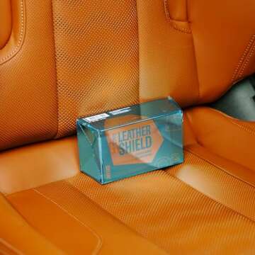 GYEON Leather Shield EVO 50 ml - Ceramic Coating for Leather | All Types of Natural Leather, Tesla Vegan Leather | No Change in Finish of Upholstery |Repels Dirt and Liquid | Car Interior UV Protector