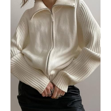 Stylish Oversized Turtleneck Sweater for Women