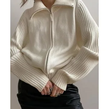 Stylish Oversized Turtleneck Sweater for Women