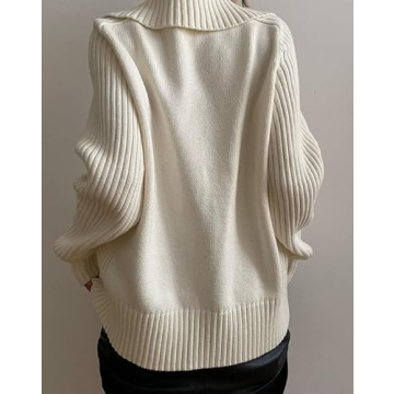 Stylish Oversized Turtleneck Sweater for Women