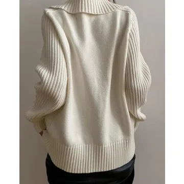 Stylish Oversized Turtleneck Sweater for Women