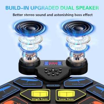 Portable MIDI Electric Drum Set - Perfect for All Ages