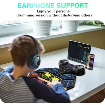 Portable MIDI Electric Drum Set - Perfect for All Ages