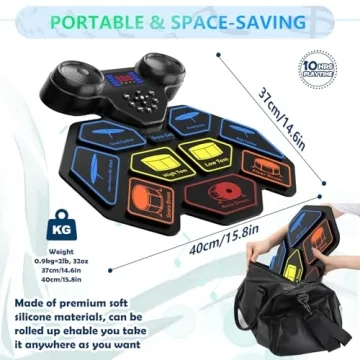 Portable MIDI Electric Drum Set - Perfect for All Ages